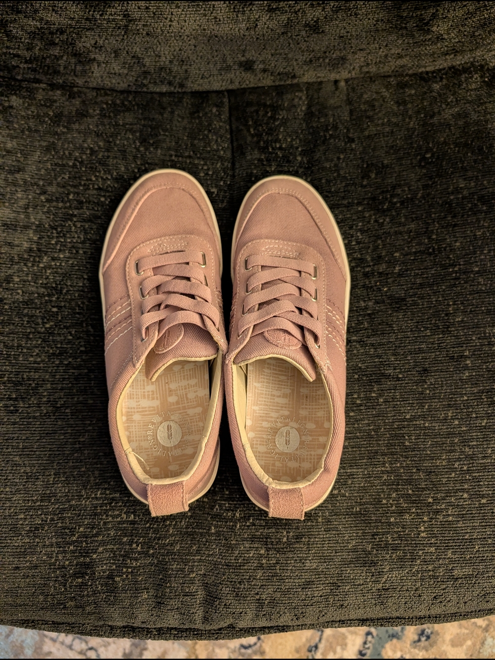 Pink Canvas Sneakers